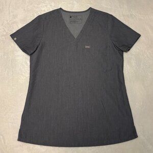 Figs Technical Collection Gray Grey Scrub Top Women' Size XS Style FW1000